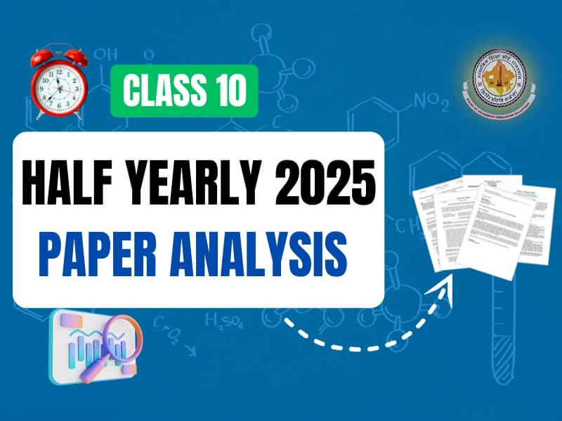 Class 10 RBSE 2025 Half Yearly Paper Analysis